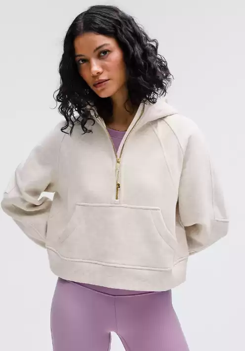 LuLuLemon Scuba Oversized Funnel-Neck Half Zip Long